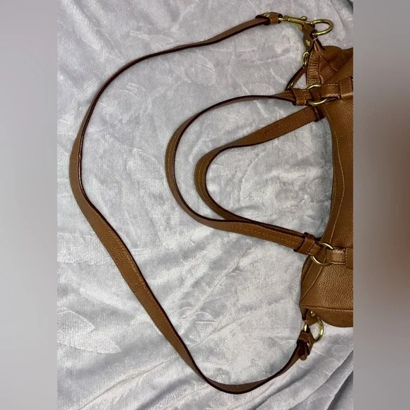 Coach Alexandria Metallic Copper Pebbled Leather Extra Large Two Way Tote - Picture 6 of 10